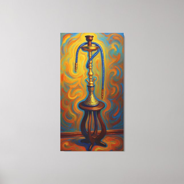 Impressão Em Tela decoración lienzo HOOKAH arte oriental (Frente)
