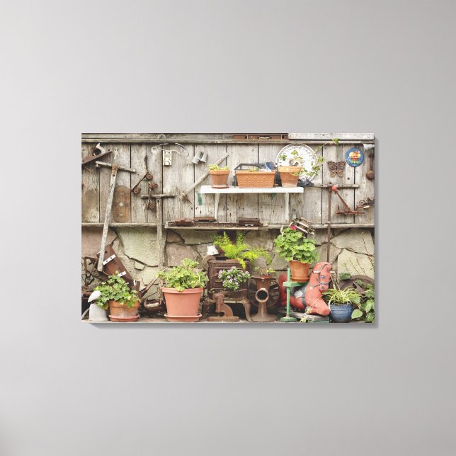 Impressão Em Tela Decorações na cerca de madeira, ilha Catalina, (Frente)