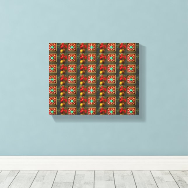 Impressão Em Tela Decorado (Insitu(piso de madeira))