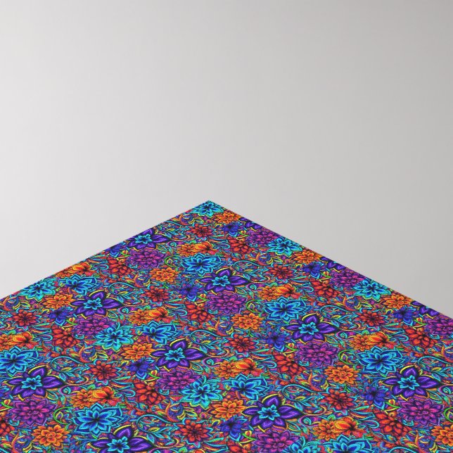 Impressão Em Tela Decorated (Canto (superior))