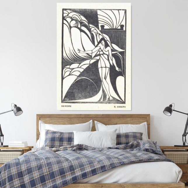 Impressão Em Tela Deirdre (Insitu(Quarto))