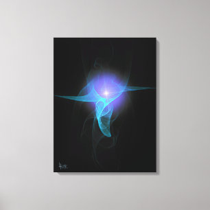 Impressão Em Tela Deixado haja uma luz