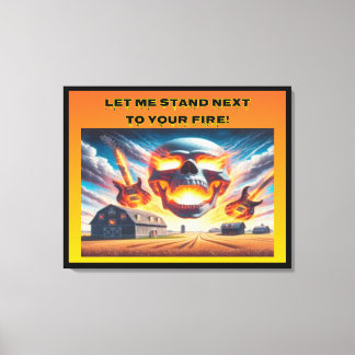 Impressão Em Tela Deixe-me ficar...