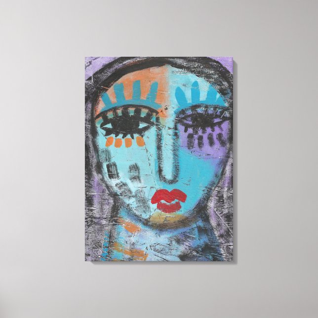 Impressão Em Tela Deixe o passado atrás da pintura de Abstrato no OS (Frente)