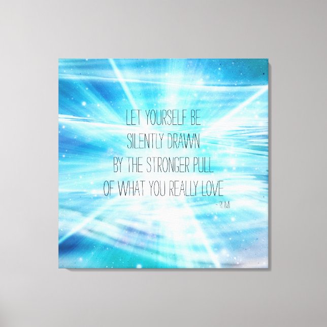 Impressão Em Tela Deixe-Se Ser Desenhado (Frente)