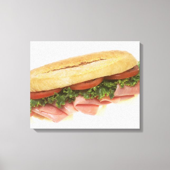Impressão Em Tela Deli Sandwich (Frente)