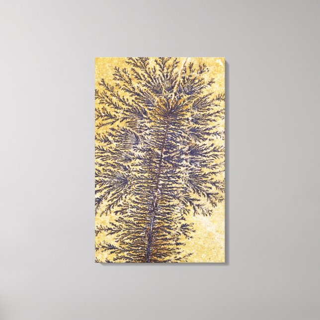 Impressão Em Tela Dendritos de manganês, sudoeste dos EUA (Frente)