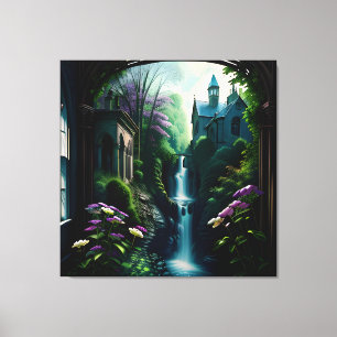 Impressão Em Tela Dentro de Mansão Gótica - Sobrecarga 7