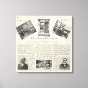 Impressão Em Tela Departamento abstrato de Sonoma County, Califórni