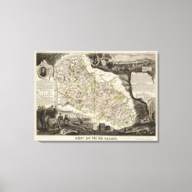 Impressão Em Tela Departamento de Dover (Frente)