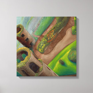 Impressão Em Tela Depois de beijar a pedra de Blarney