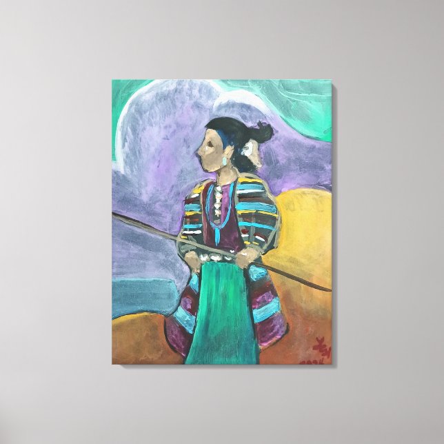 Impressão Em Tela Depois De Desenhar - As Pequenas Pastas (Frente)