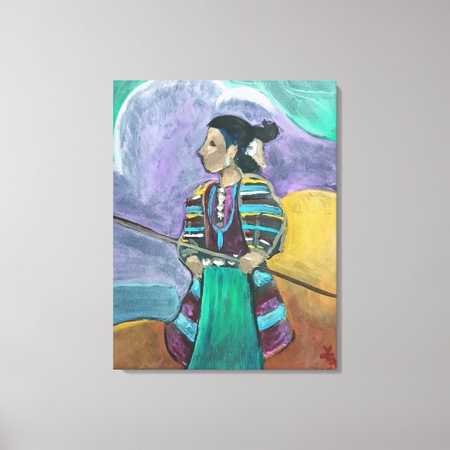 Impressão Em Tela Depois De Desenhar - As Pequenas Pastas (Frente)