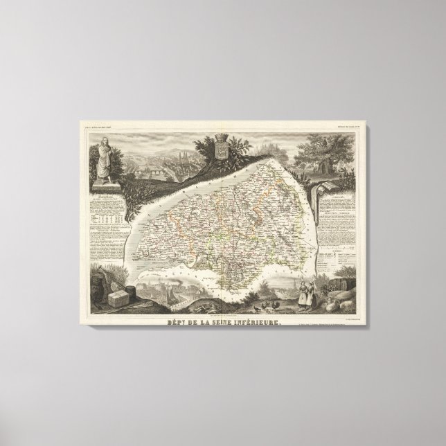 Impressão Em Tela Dept. De La Siena Bottom (Frente)