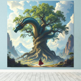 Impressão Em Tela Der Drachenbaum von Eldoria  