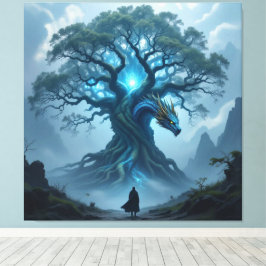 Impressão Em Tela Der Drachenbaum von Eldoria  