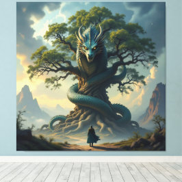 Impressão Em Tela Der Drachenbaum von Eldoria  