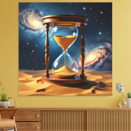 Impressão Em Tela „Der goldene Fluss der Zeit“