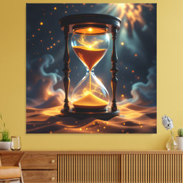 Impressão Em Tela „Der goldene Fluss der Zeit“