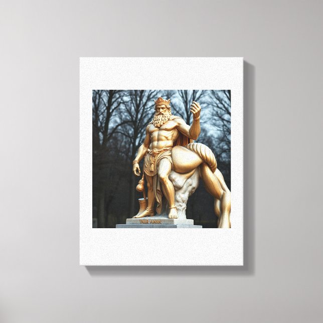 Impressão Em Tela Der größte Held aller Zeiten – Herkules in Gold (Frente)