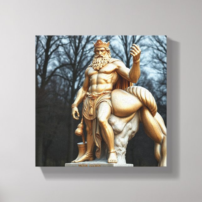 Impressão Em Tela Der größte Held aller Zeiten – Herkules in Gold (Frente)