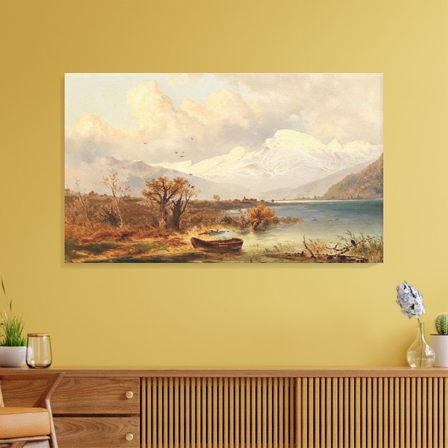 Impressão Em Tela Der Haider See - Emil Barbarini (Insitu(Sala de estar))