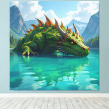 Der Smaragd-Koloss des Sees  