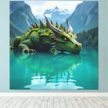 Der Smaragd-Koloss des Sees  