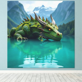 Impressão Em Tela Der Smaragd-Koloss des Sees  
