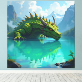 Impressão Em Tela Der Smaragd-Koloss des Sees  