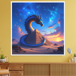 Impressão Em Tela Der Torwächter der Pyramide