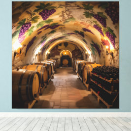 Impressão Em Tela „Der Zauber des Weins – Eleganz in jedem Tropfen“