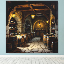 Impressão Em Tela „Der Zauber des Weins – Eleganz in jedem Tropfen“