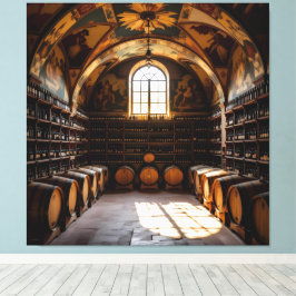 Impressão Em Tela „Der Zauber des Weins – Eleganz in jedem Tropfen“