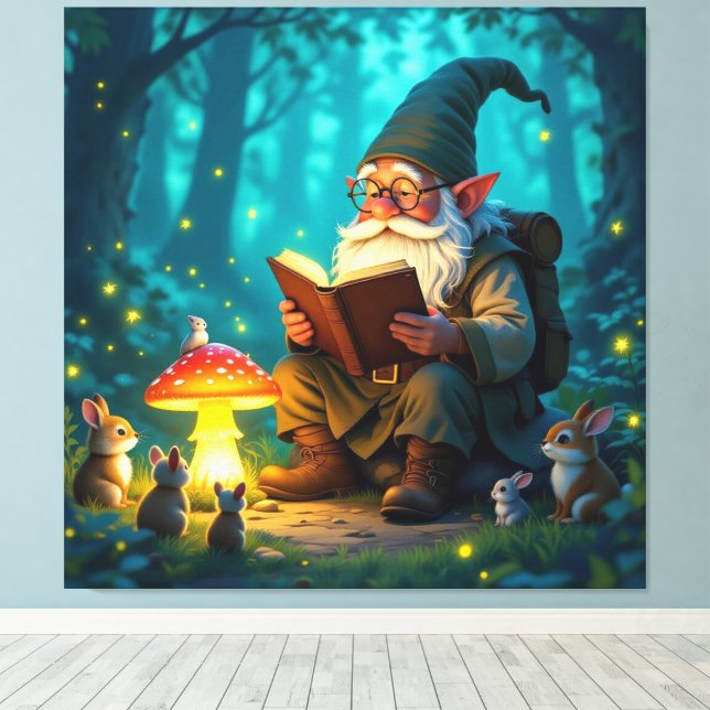 Impressão Em Tela „Der Zauberwald-Erzähler“ (Insitu(piso de madeira))