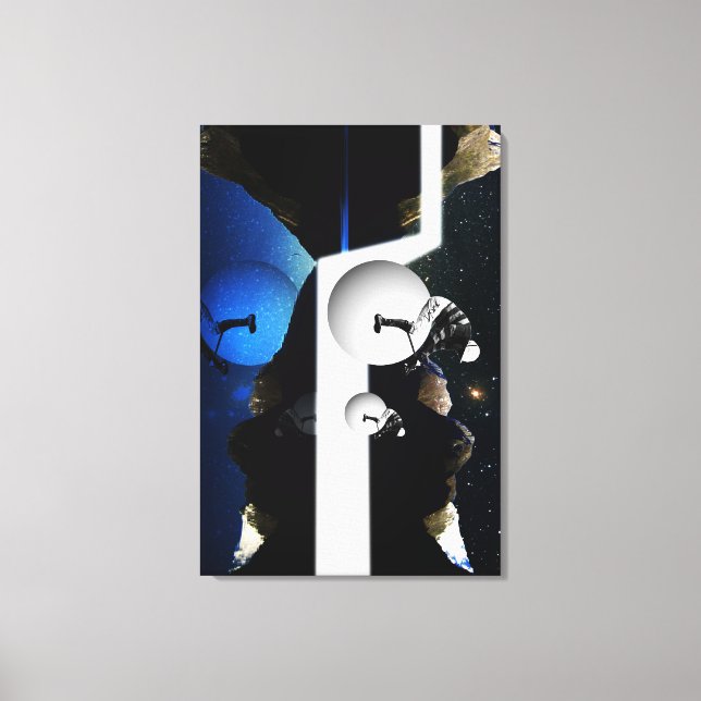 Impressão Em Tela Derby à noite (Frente)