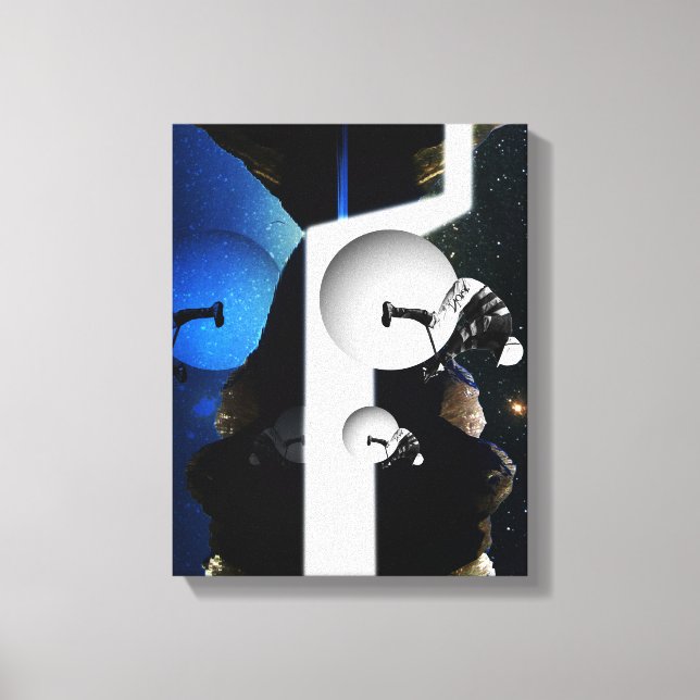 Impressão Em Tela Derby à noite (Frente)