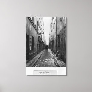Impressão Em Tela DES Vertus da rua, da rua Phelippeaux, Paris