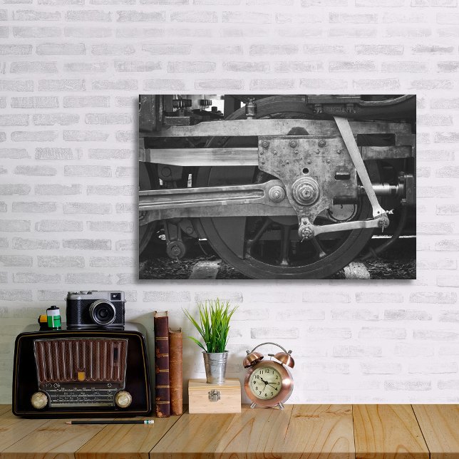 Impressão Em Tela Desaparecimento de blues de ferrovia (Criador carregado)