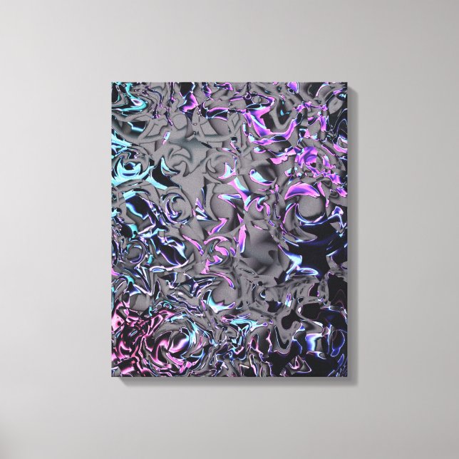 Impressão Em Tela Desastre de anos 80 (Frente)