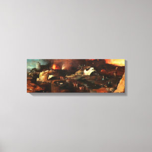 Impressão Em Tela Descida do cristo no inferno por Hieronymus Bosch