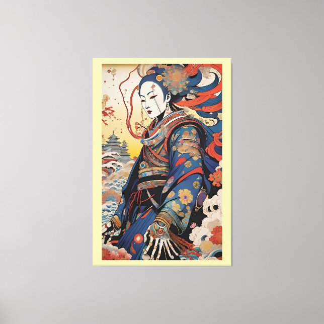 Impressão Em Tela Descida do inverno - Ken Gage Surreal Art (Frente)