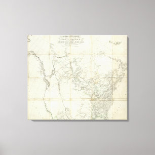 Impressão Em Tela Descobertas novas em America do Norte