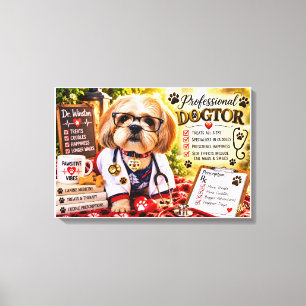 Impressão Em Tela Descrição e tags da Zazzle para o Prof. Dr. Winsto