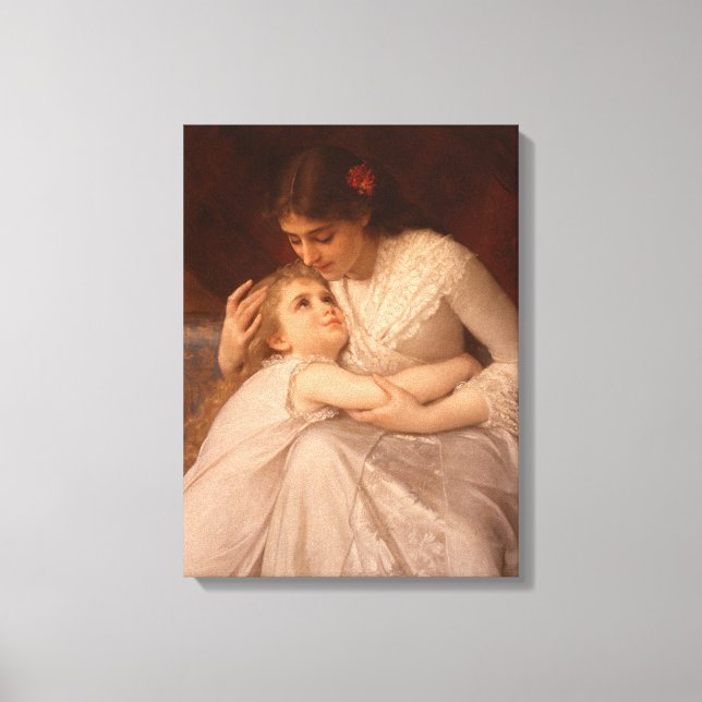 Impressão Em Tela Desculpe, mãe (Filha e Mãe Adoráveis) (Frente)