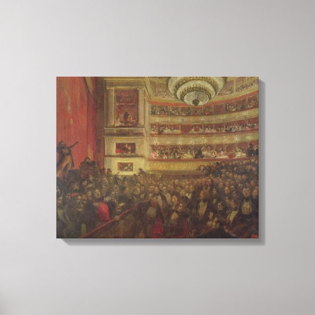 Impressão Em Tela Desempenho de Hernani por Victor Hugo (Frente)