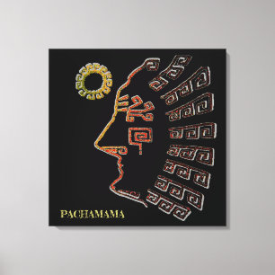 Impressão Em Tela Desenho de Machu_Picchu na moda