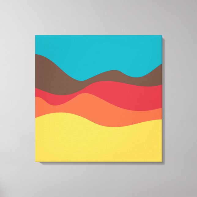 Impressão Em Tela Desenho de som 09 (Frente)