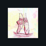 Impressão Em Tela Desenho dos calçados de Balé giro Desenho de aquar<br><div class="desc">Calçados bonitos esboço design desenhado com aquarela Balé desenhado com a mão Branca, cinza, preto, rosa mole, rosa quente, azul-pavão, azul-claro, verde-aqua, verde-aquoso, verde-mole, amarelo, cor pastel brilhante, pintura aquarela, pinturas, arte, trabalho de arte, ilustração, artística, bailarina, pés, música, dança, balanço, calçados, perna, linhas, flanco, flanco, flecha, linhas, flecha, flecha,...</div>