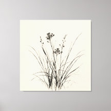 Desenho Graceful Reeds: Desenho Detalhado do Lápis